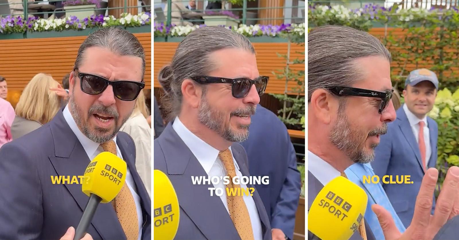 Dave grohl Wimbledon interview