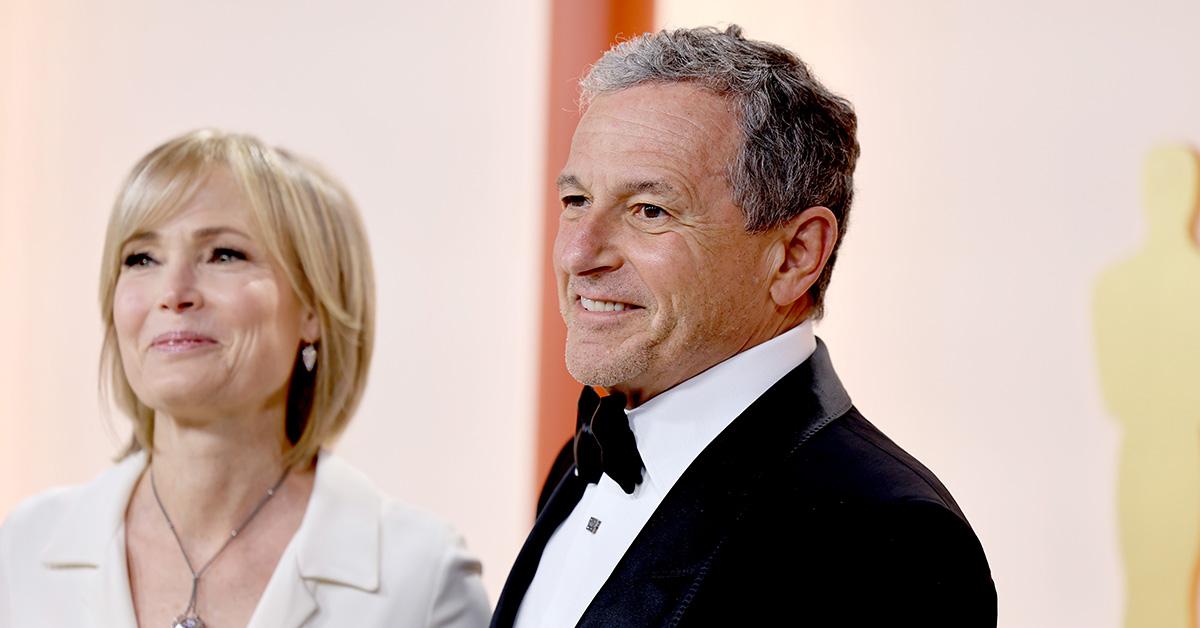 Bob Iger and Willow Bay at the 2023 Academy Awards. 