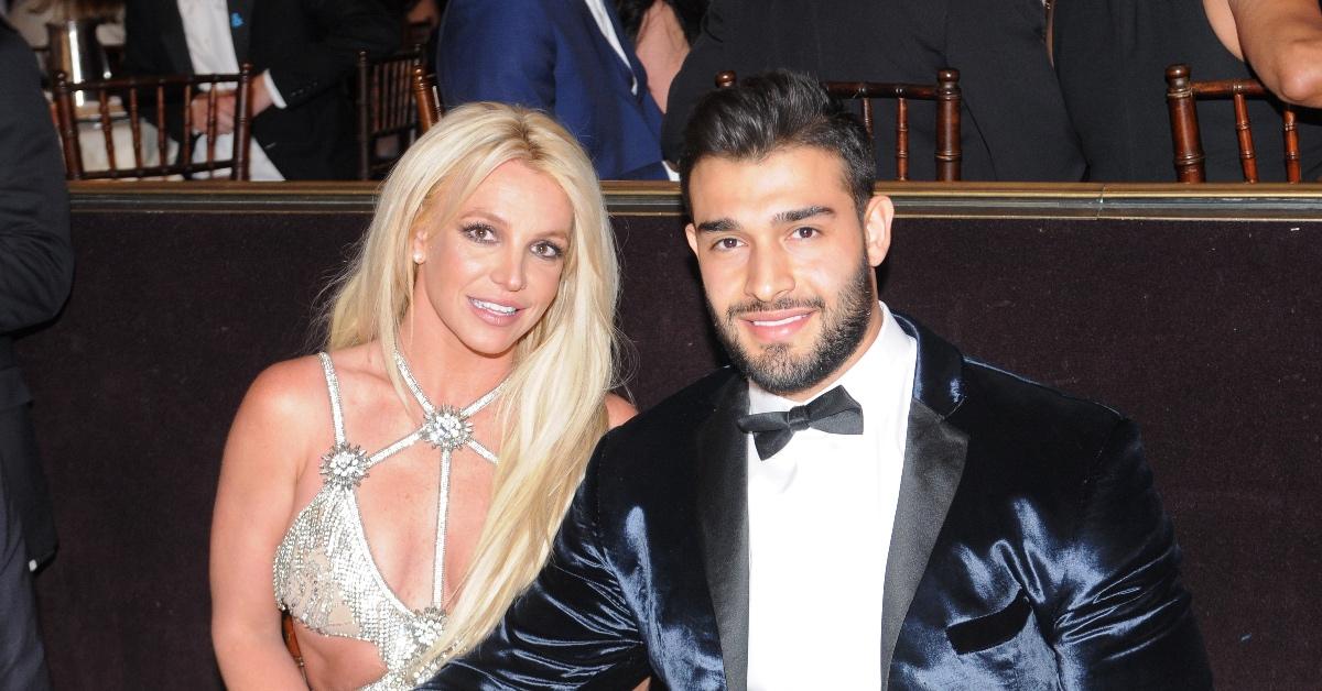 Britney Spears and Sam Asghari at the 29th GLAAD Media Awards