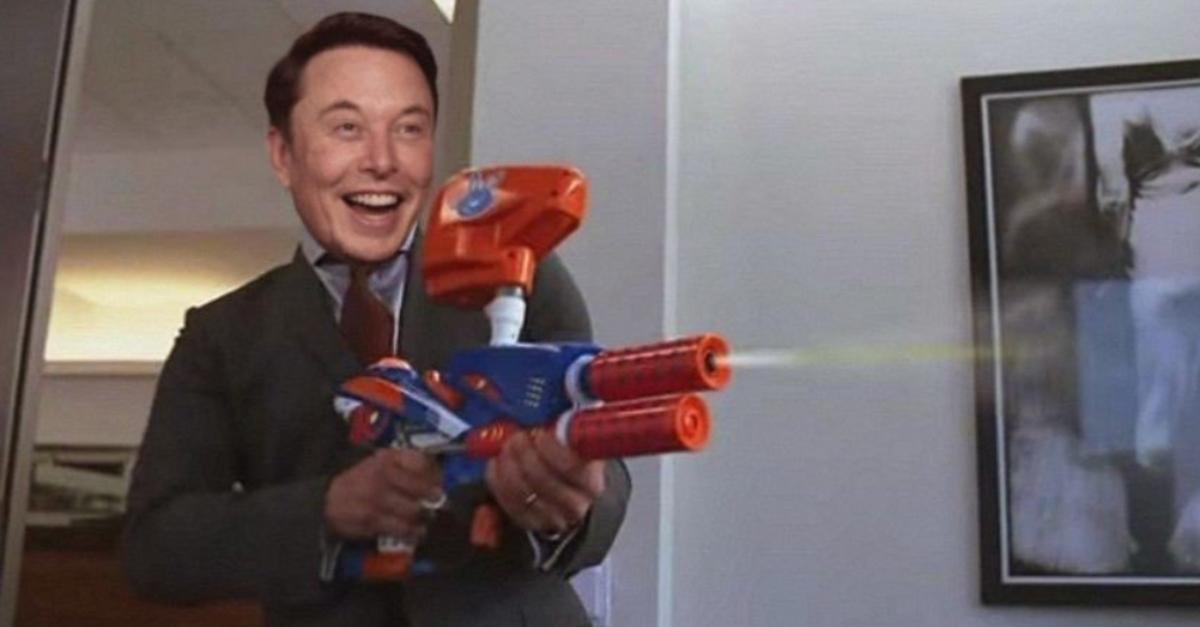 A Department of Government Efficiency meme featuring Elon Musk.