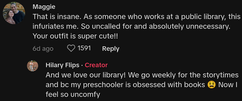 mom dress coded librarian