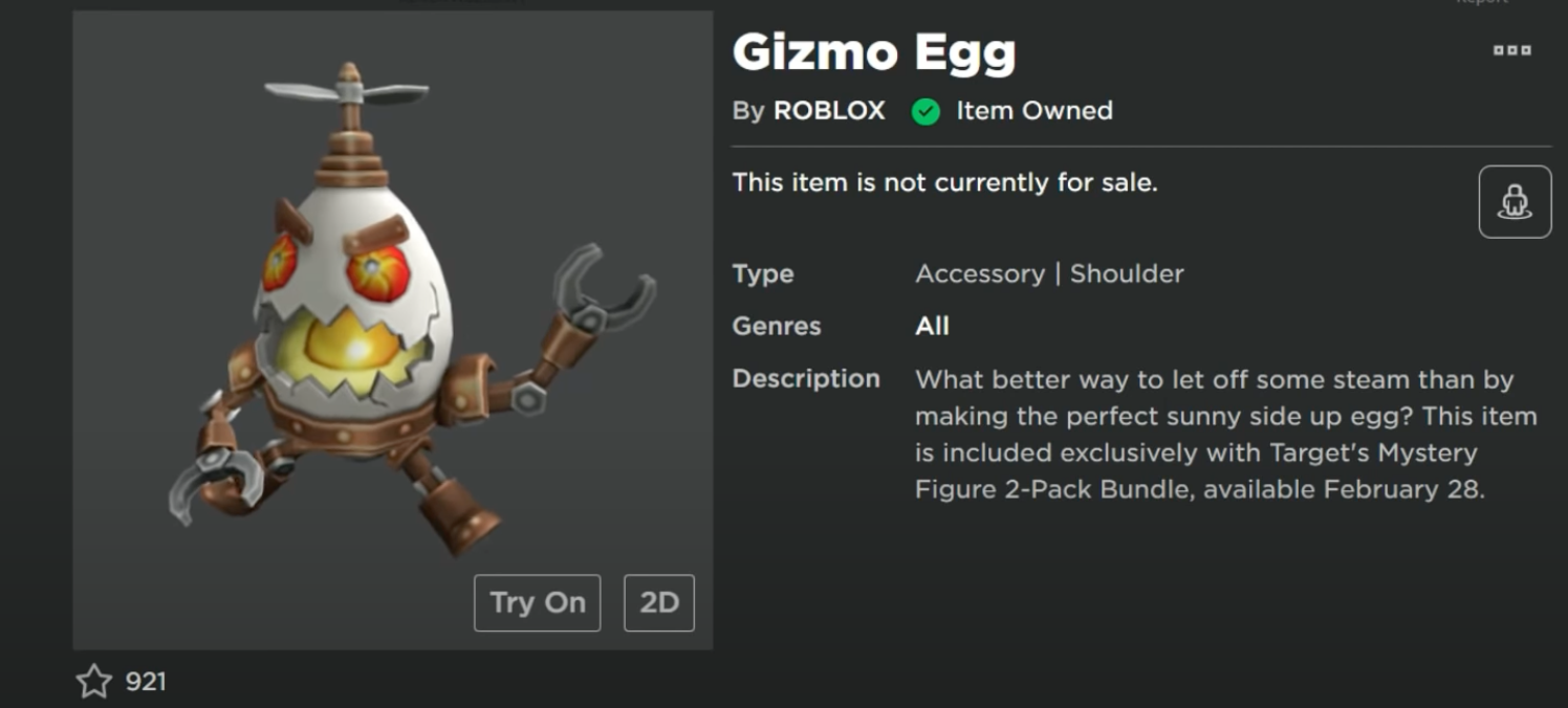 gizmo egg roblox toy