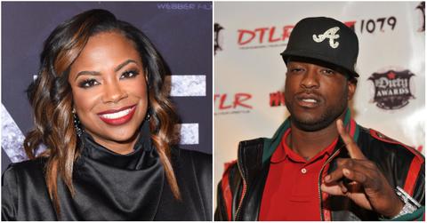 (l-r): Kandi Burruss and Russell "Block" Spencer