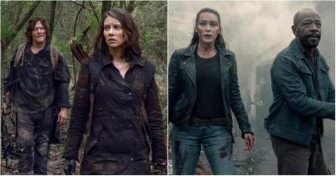 Daryl, Maggie, Alicia, and Morgan on 'The Walking Dead' and 'Fear the Walking Dead'
