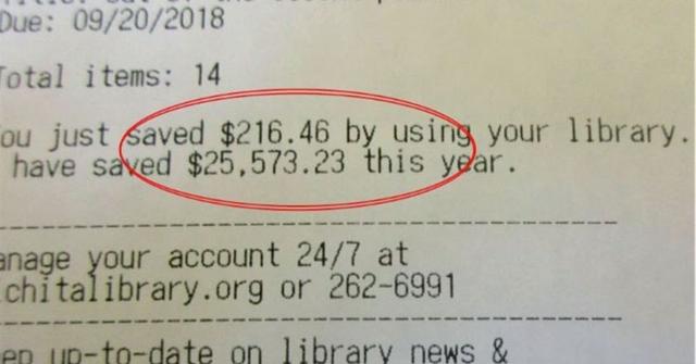 "Brilliant" Public Library Shows People How Much They've Saved on Their Receipts