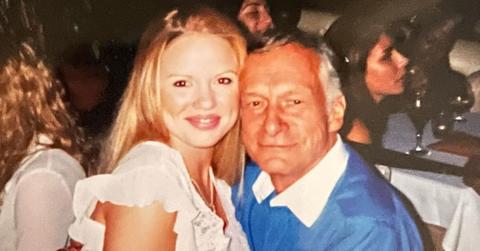Lauren Anderson with Playboy founder Hugh Hefner.