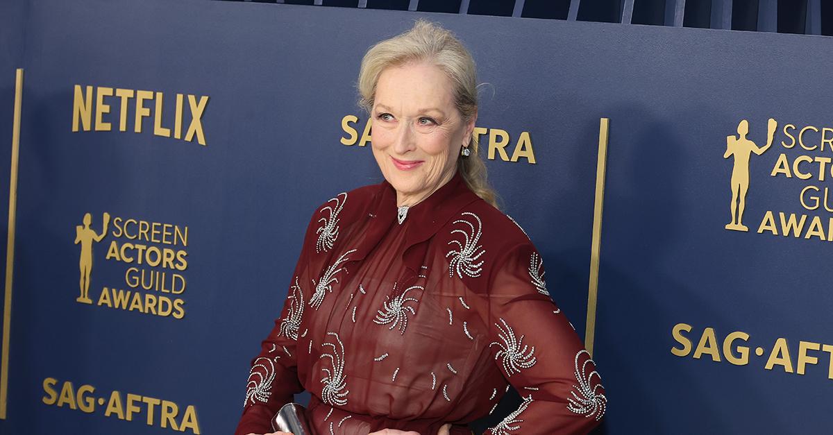 Meryl Streep at the 30th SAG Awards in 2024