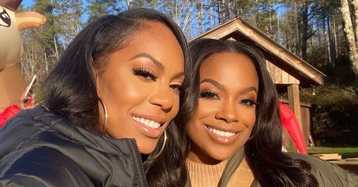 Sanya Richard-Ross and Kandi Burruss