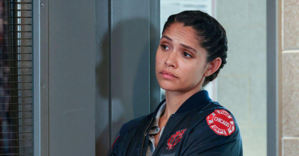 Miranda Rae Mayo as Stella Kidd on 'Chicago Fire' midseason finale.