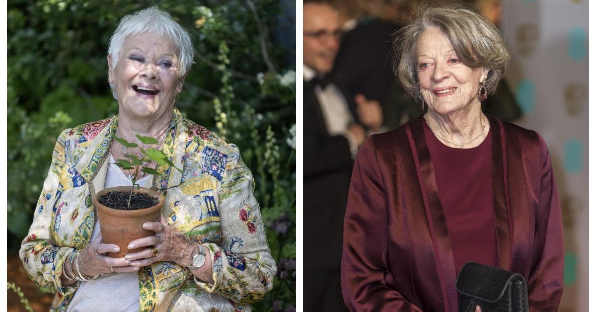 (L-R): Dame Judi Dench; Dame Maggie Smith