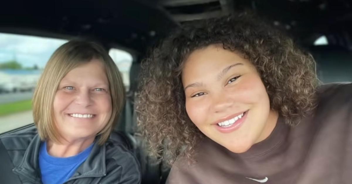 (l-r): Audi Crooks's mother, Michelle (Vitzthum) Cook and Audi Crooks