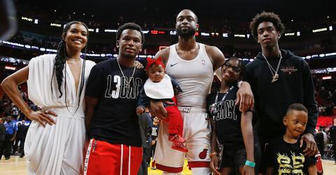 how many kids does dwayne wade have