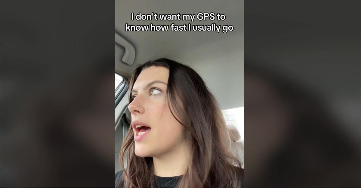 A woman explains how GPS time estimates have changed