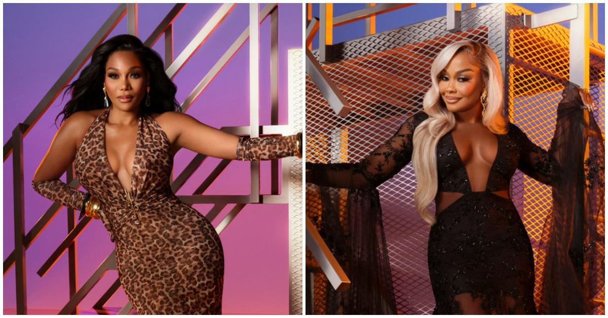 (l-r): Angela Oakley and Phaedra Parks