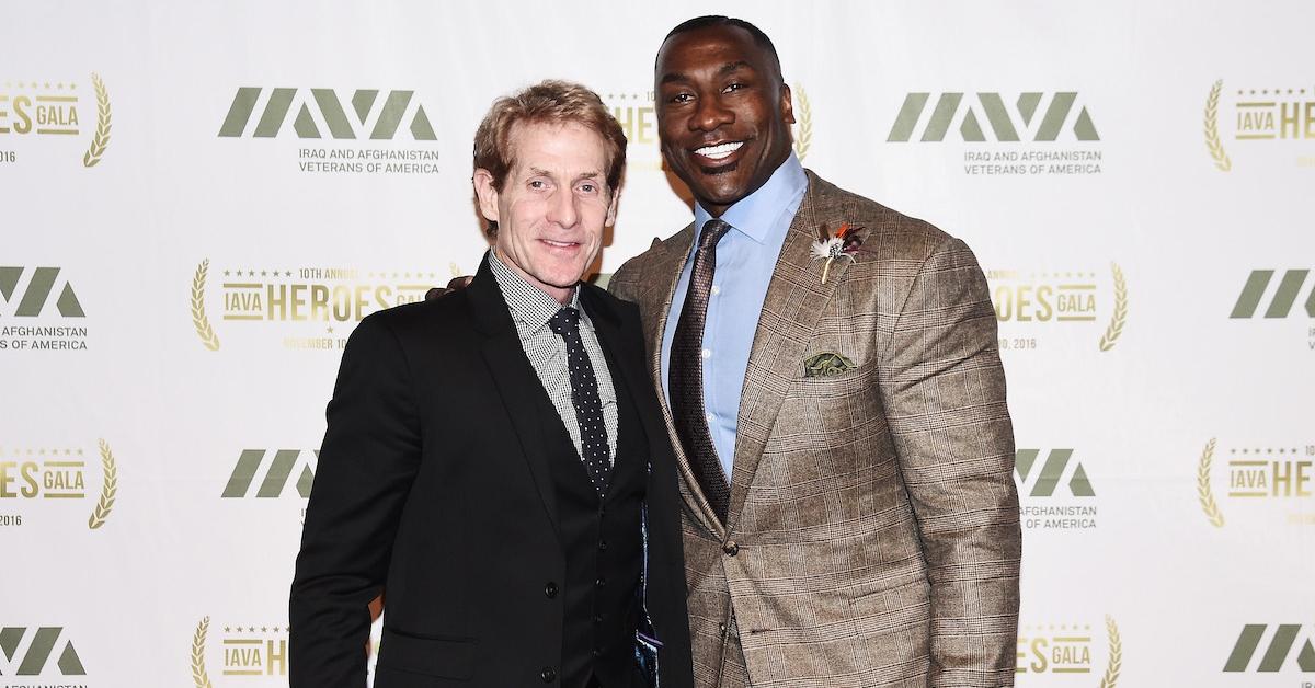 Skip Bayless and Shannon Sharpe on the red carpet