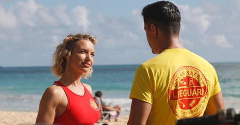 Jay Hernandez and Perdita Weeks in 'Magnum P.I.'
