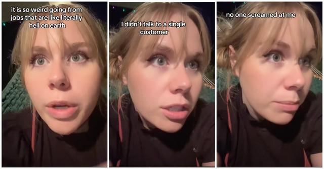 tiktoker savannah talks working office job after mcdonald's job