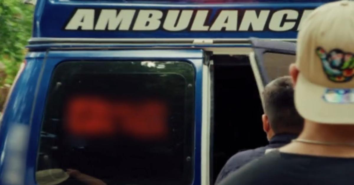 A participant in '90 Day: Hunt for Love' gets taken away in an ambulance
