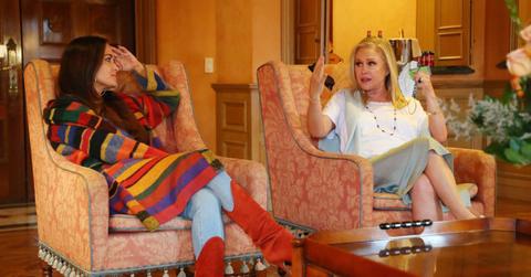 (l-r): Kyle Richards and Kathy Hilton