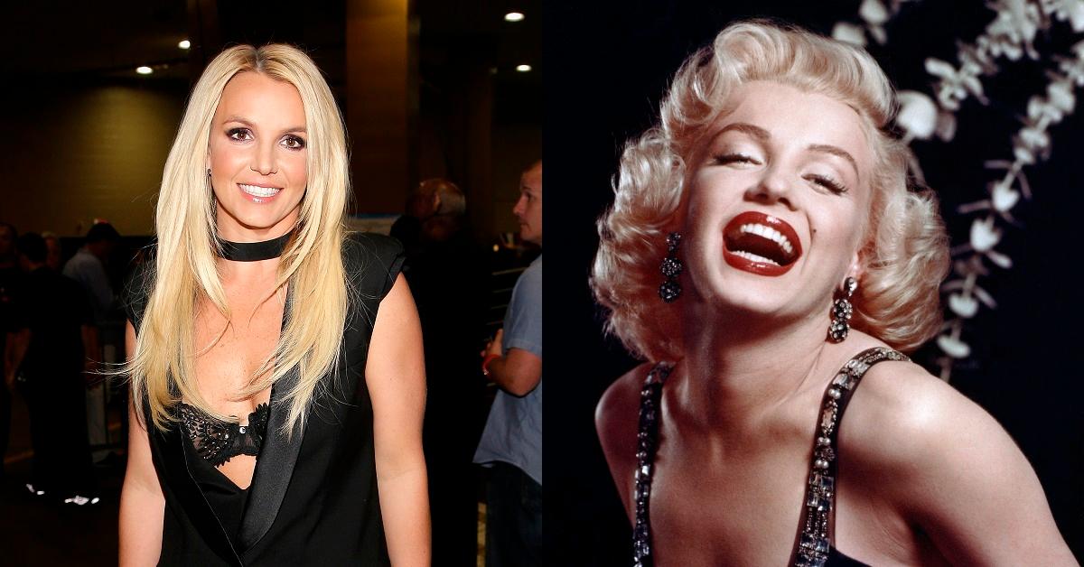 Britney Spears Marilyn Monroe Side By Side