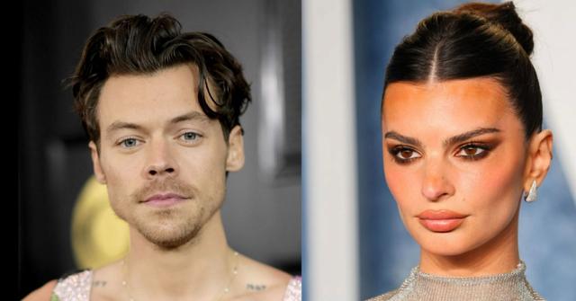 Harry Styles and Emily Ratajkowski.