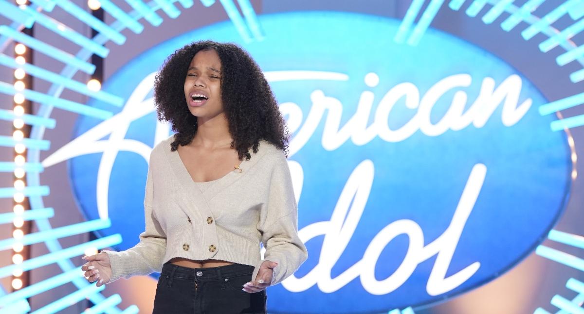 Grace Franklin auditioning on Season 20 of 'American Idol'.