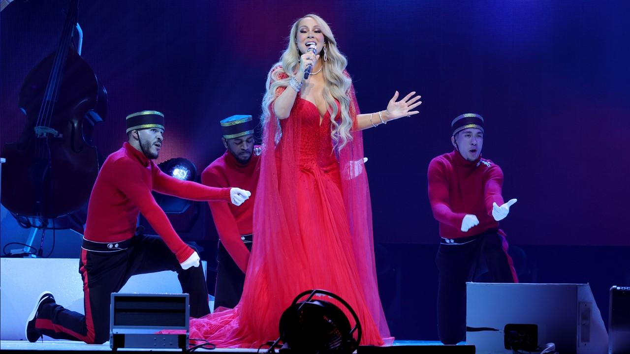 Mariah Carey performs during her "Merry Christmas One And All!" at Madison Square Garden on Dec. 9, 2023