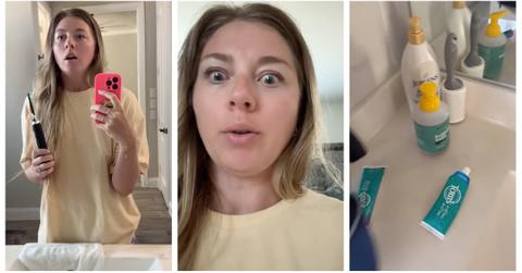 Husband can't find toothpaste TikTok