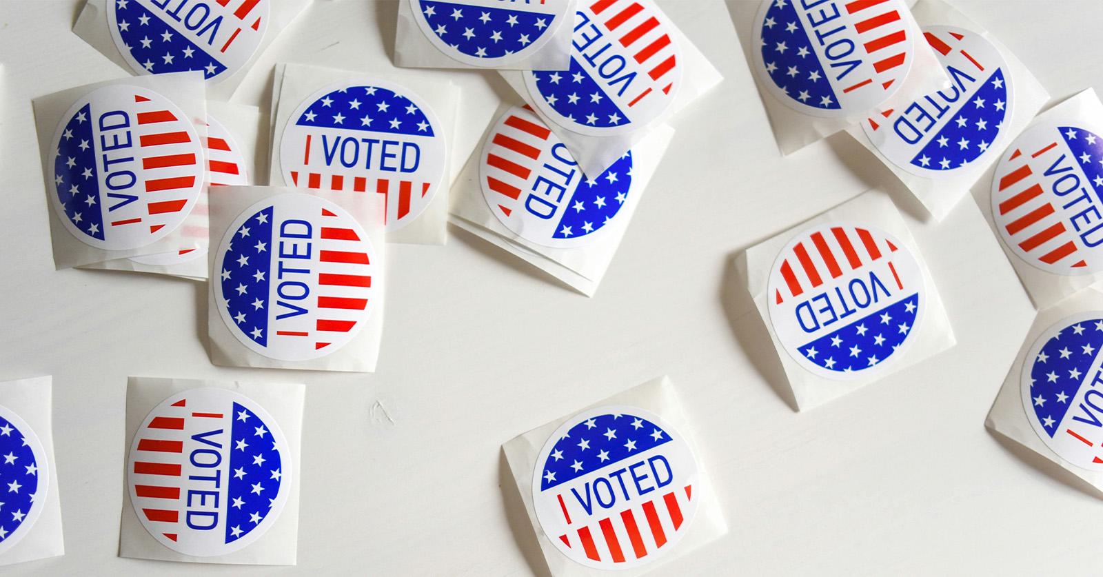 voting stickers