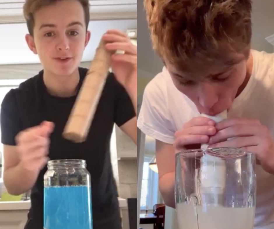 The Straw Challenge on TikTok Is All Sorts of Cringe — Details!