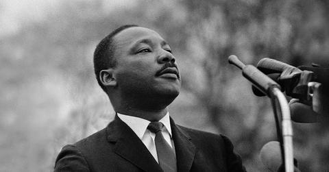 Martin Luther King, Jr. speaking in Selma, Ala.