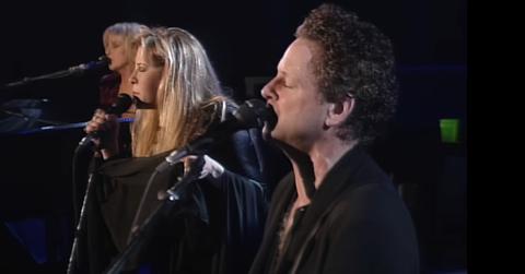 (L-R): Stevie Nicks and Lindsey Buckingham