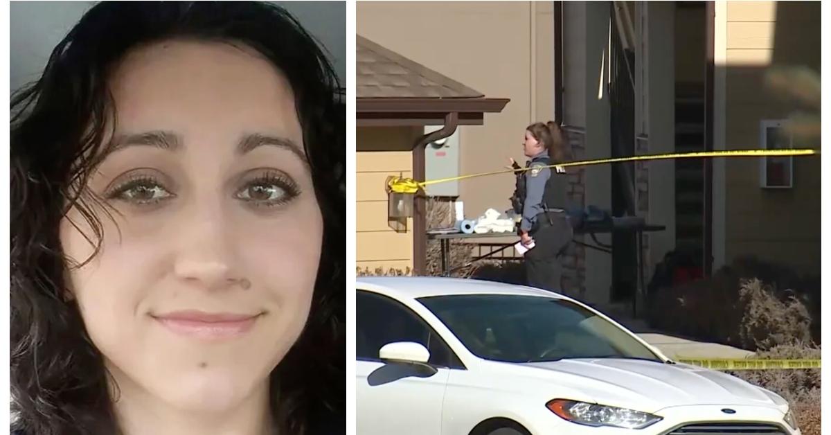 (L-R): Kimberly Singler; Condo where Singler's children were killed