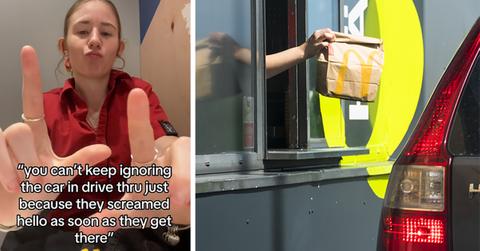 "I Make 'Em Wait" — McDonald’s Worker Ignores Drive-Thru Customers Who "Yell Hello" Before She's Ready