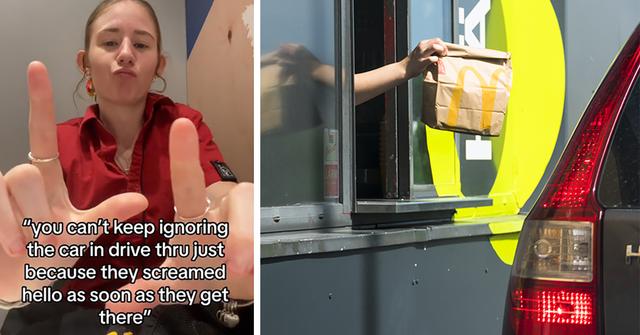 "I Make 'Em Wait" — McDonald’s Worker Ignores Drive-Thru Customers Who "Yell Hello" Before She's Ready
