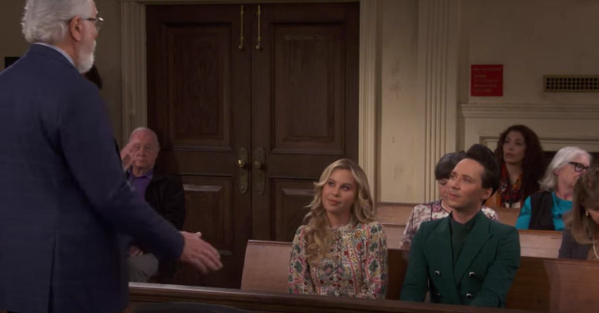 Tara Lipinski and Johnny Weir on 'Night Court'