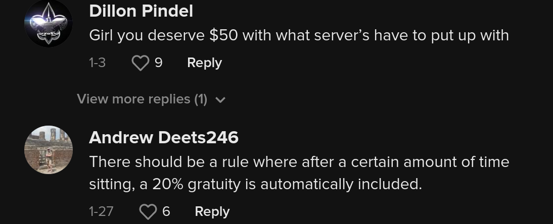 server  hours  dollar tip