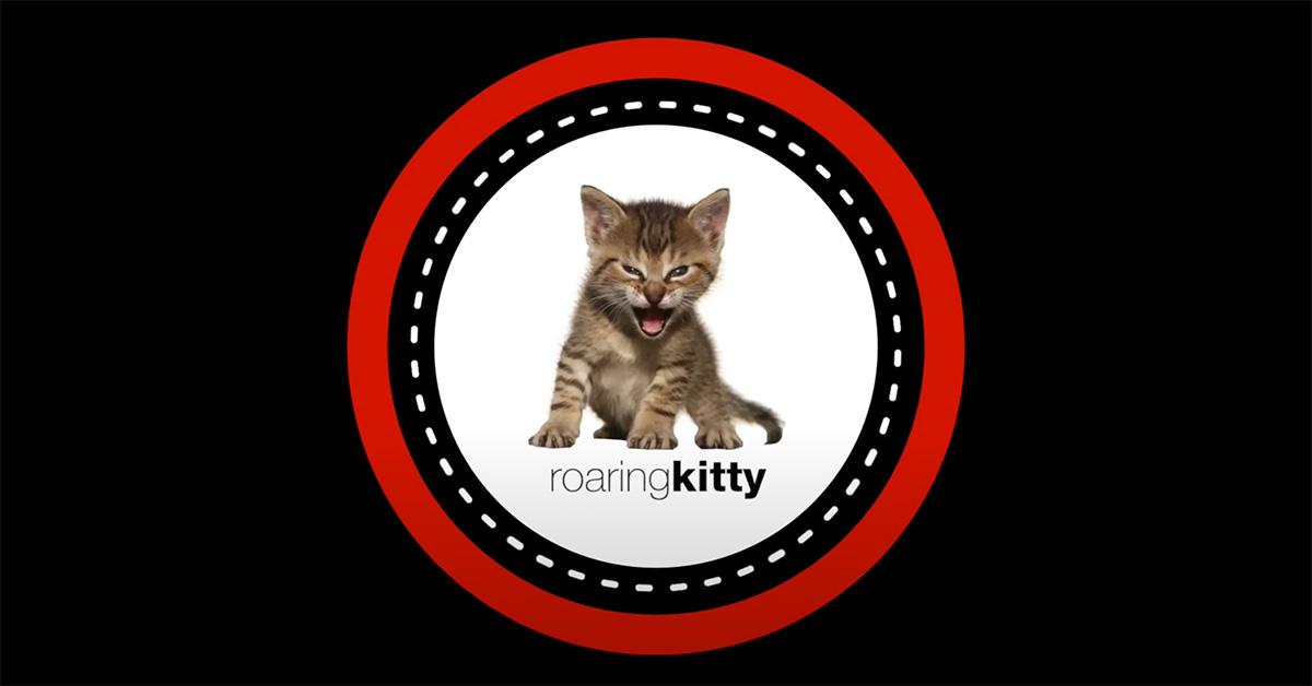 Roaring Kitty's logo 