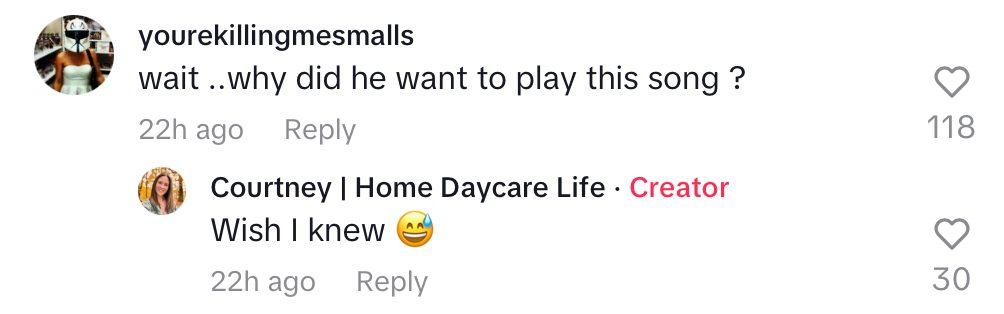 Comment on video of woman's MAGA dad wearing his MAGA hat at her wedding.