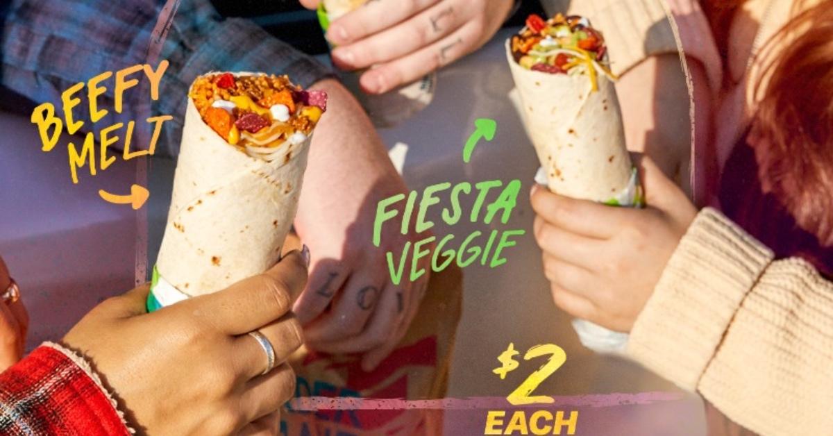 New menu items from Taco Bell.