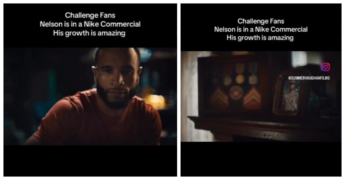 Nelson Thomas in a Nike commercial