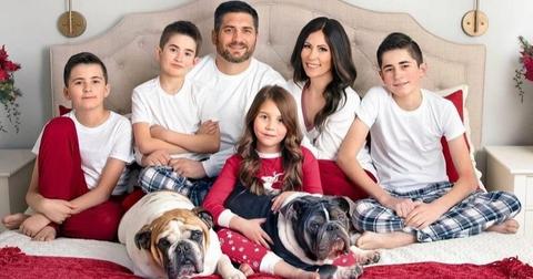 Macie Hill and family on Christmas