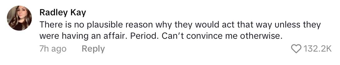 Comment on viral clip of couple caught having an affair on kiss cam at Coldplay concert.