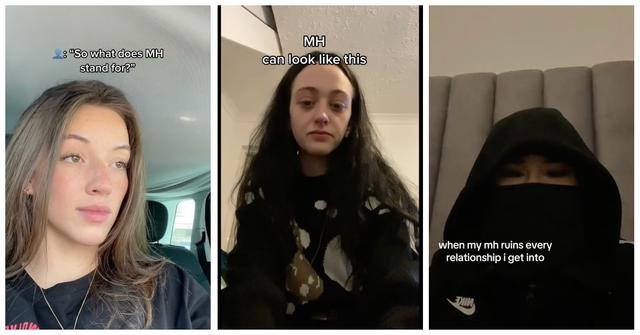 Three women using "MH" on TikTok