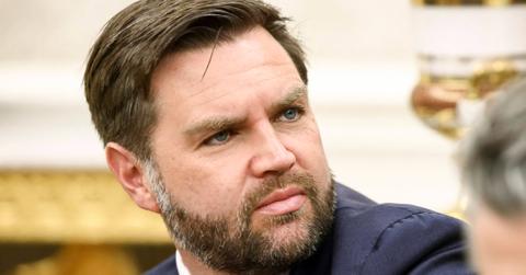 JD Vance looking annoyed