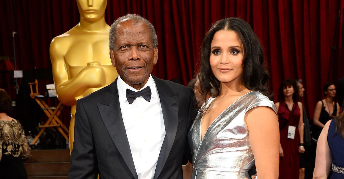 Sidney Poitier with daughter Sydney Poitier