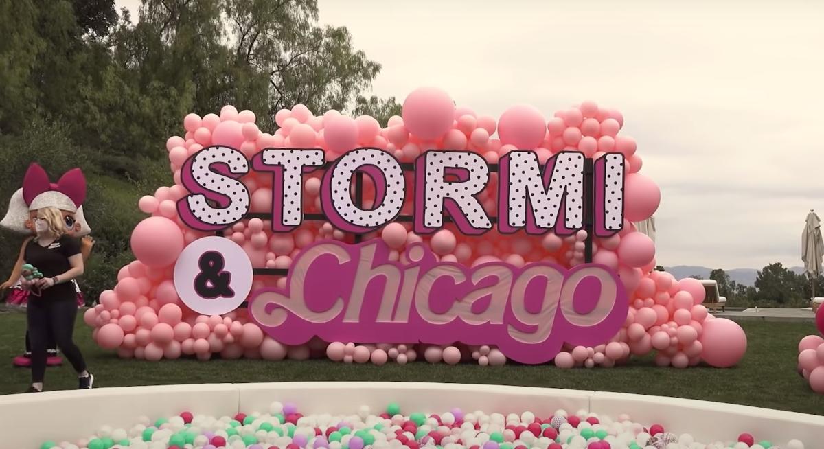 Stormi and Chicago's birthday party