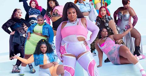 Lizzo's Big Grrrls pose for a promotional photo