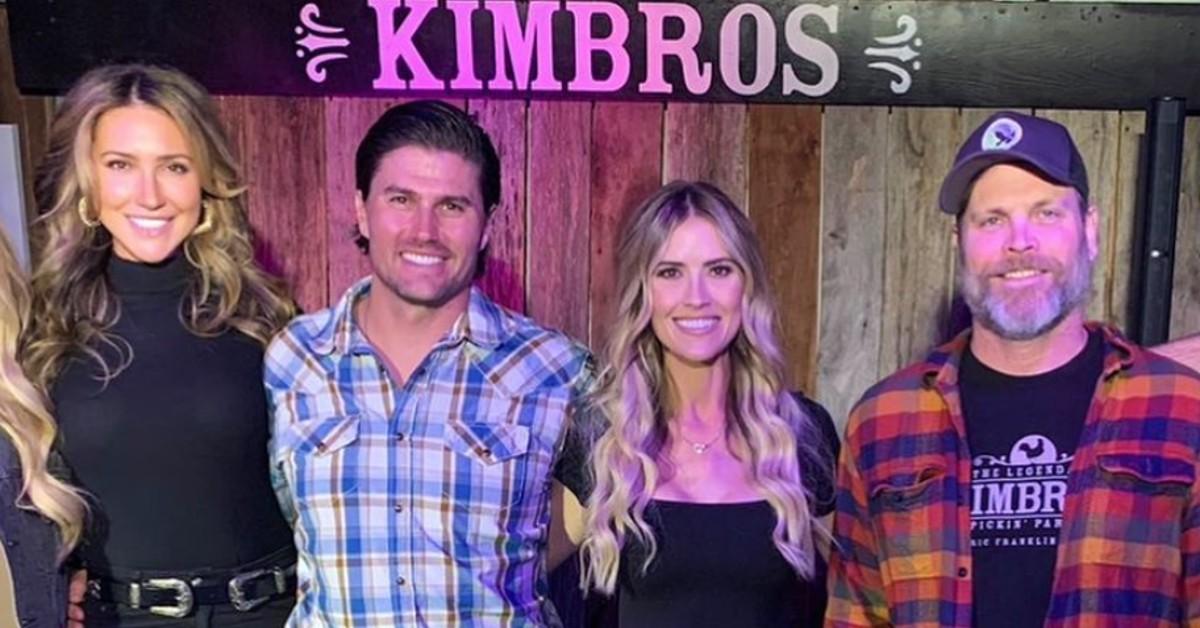 Josh and Christina at Kimbro's Pickin Parlor with friends