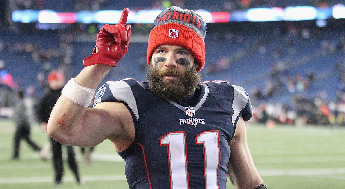 Patriots' Julian Edelman dating Demi Lovato's model friend after strip club  party